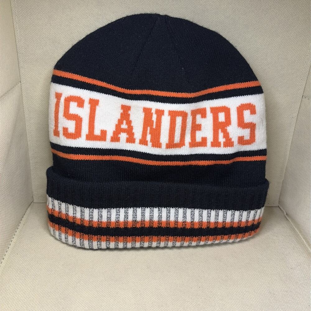 Beanie Hockey Islanders Orange and Blue
